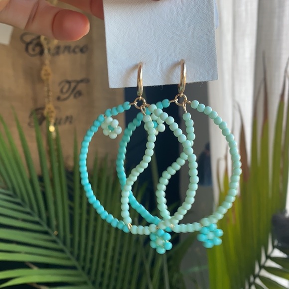 Free People turquise color earrings - Picture 4 of 6